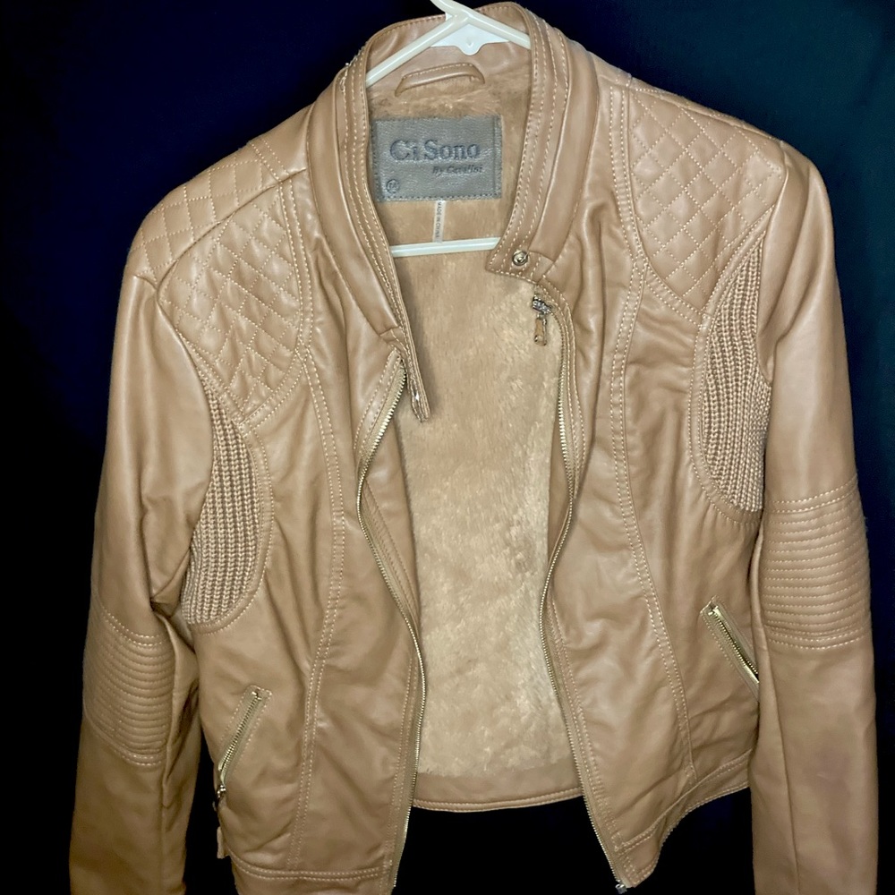 NWT Ci Sono Leather Jacket, (Size M)